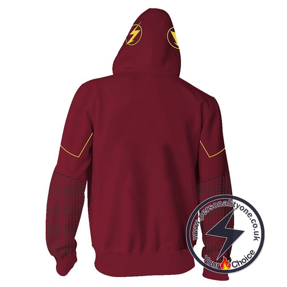 The Flash Hoodie - The Flash Zip Up Hoodie